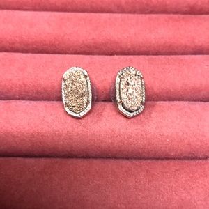 Kendra Scott rose gold druzy studs